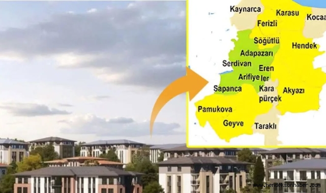 Hendek'e 222 Konut: İşte İlçelere Göre Dağılım Listesi