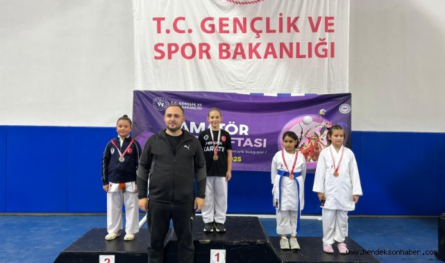 HENDEK OLİMPİK SPOR KARATE ŞAMPİYONASI'NA DAMGA VURDU: MADALYA REKORU KIRILDI!
