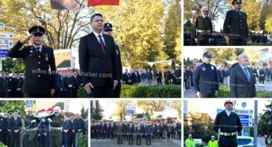 10 Kasım Hendek'te Ata'ya Saygı: Saat 09.05'te Hayat Durdu