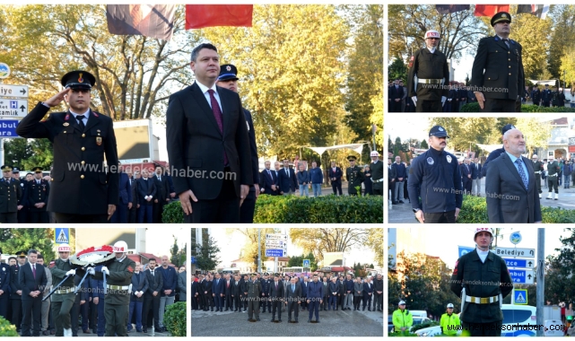 10 Kasım Hendek'te Ata'ya Saygı: Saat 09.05'te Hayat Durdu