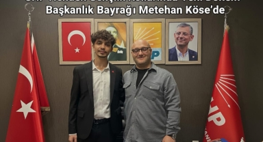  CHP Hendek Gençlik Kolları'nda Yeni Dönem: Başkanlık Bayrağı Metehan Köse'de!