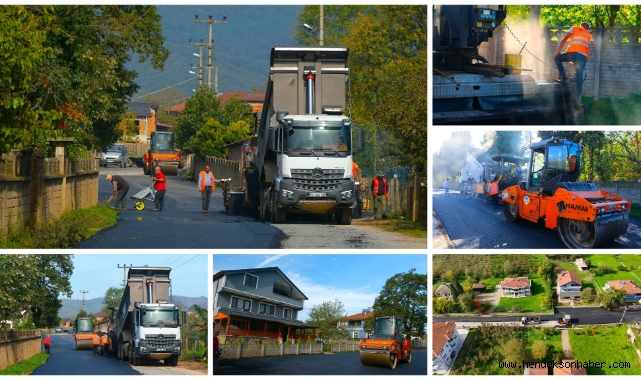 Hendek’te Soğuksu’dan sonra şimdi Hacıkışla: Büyükşehir şehrin yollarını ilmek ilmek işliyor