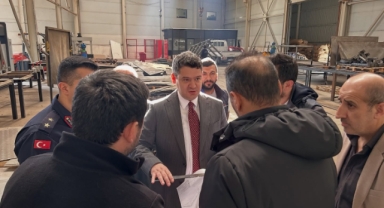 ​Kaymakam Gökpınar'dan Aslıbay Makina'ya Ziyaret