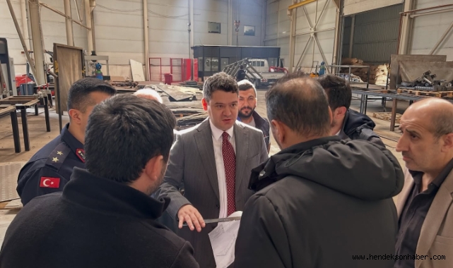 ​Kaymakam Gökpınar'dan Aslıbay Makina'ya Ziyaret