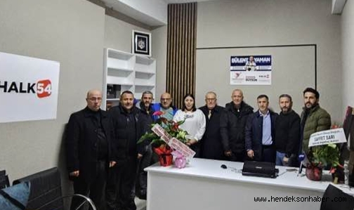 Ak Parti Hendek'ten Hendek Son Haber’e “Hayırlı Olsun” Ziyareti