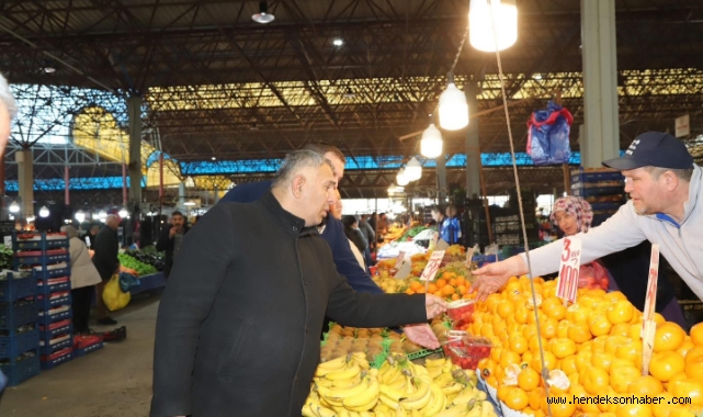  Hendek Salı Pazarı'nda Titiz Denetimler Devam Ediyor