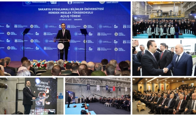 Hendek'te Çifte Yatırım Hamlesi: Bakan Kacır Hem Okul Hem Dev Tesis Açtı!