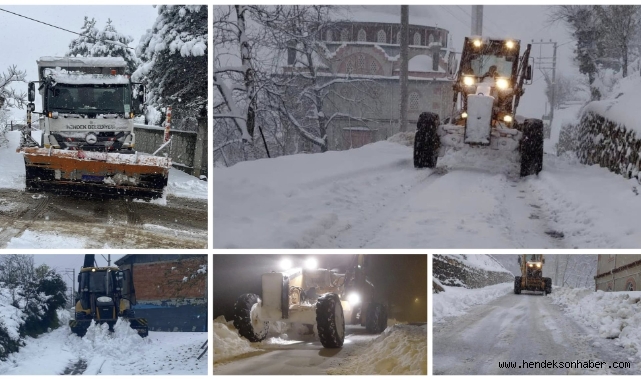 Hendek’te Kar Mesaisi: Ekipler Teyakkuzda!