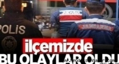 llçemiz Hendek'te Meydana Gelen Asayiş Olayları.