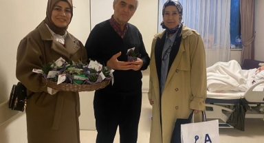 Anahtar Parti Kadın Kolları’ndan Hastane Ziyareti