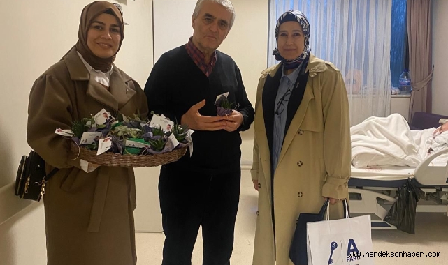 Anahtar Parti Kadın Kolları’ndan Hastane Ziyareti