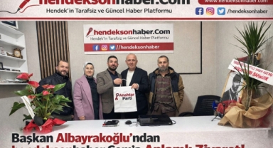  ​Başkan Albayrakoğlu’ndan hendeksonhaber.Com’a Anlamlı Ziyaret!