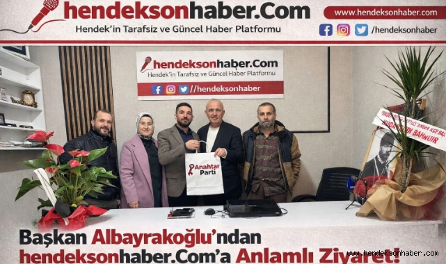  ​Başkan Albayrakoğlu’ndan hendeksonhaber.Com’a Anlamlı Ziyaret!