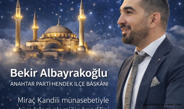 Başkan Albayrakoğlu’ndan Miraç Kandili Mesajı