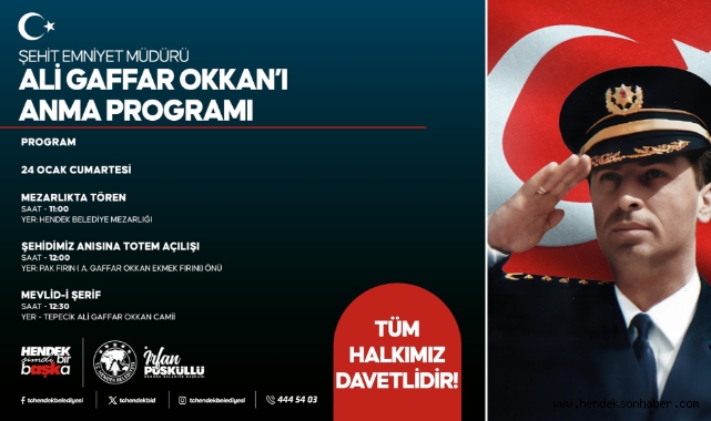 ​HENDEK GAFFAR OKKAN’I ANMAYA HAZIR