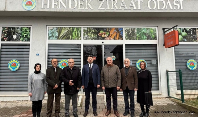 ​Hendek Tarımı Masaya Yatırıldı: Kaymakam Gökpınar’dan Ziraat Odasına Ziyaret