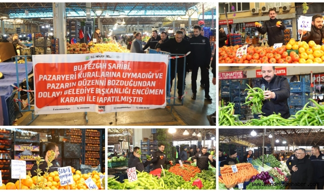 ​Hendek’te Zabıtadan Pazar Yerinde Sıkı Denetim!