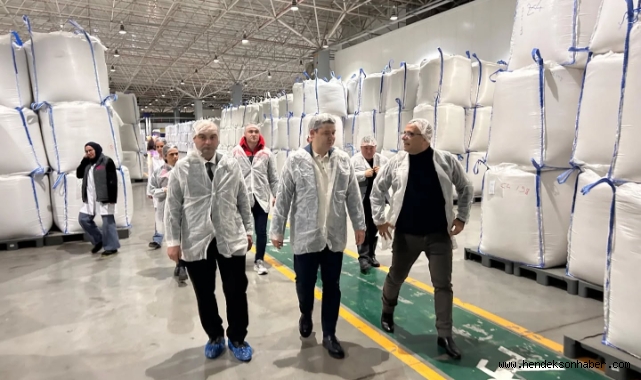 Kaymakam Gökpınar’dan GDP Gıda Tesisine Ziyaret