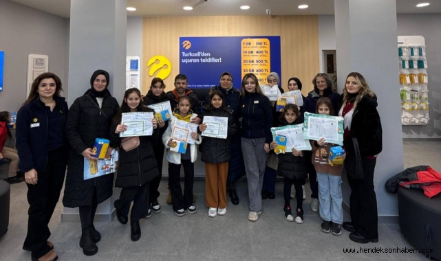 ​Turkcell İletişim Merkezi Demsan’dan Öğrencilere Unutulmaz Karne Hediyesi