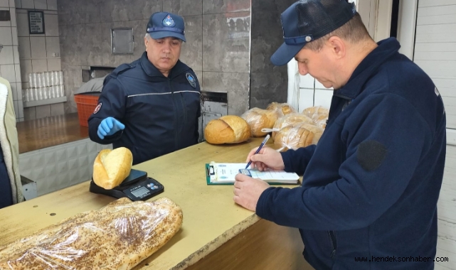 ZABITA EKİPLERİNDEN FIRIN VE MARKETLERE SIKI DENETİM