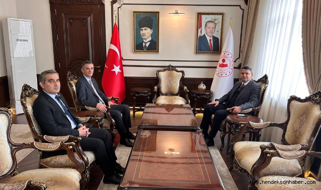 CHP HEYETİNDEN KAYMAKAM GÖKPINAR’A  ZİYARET!