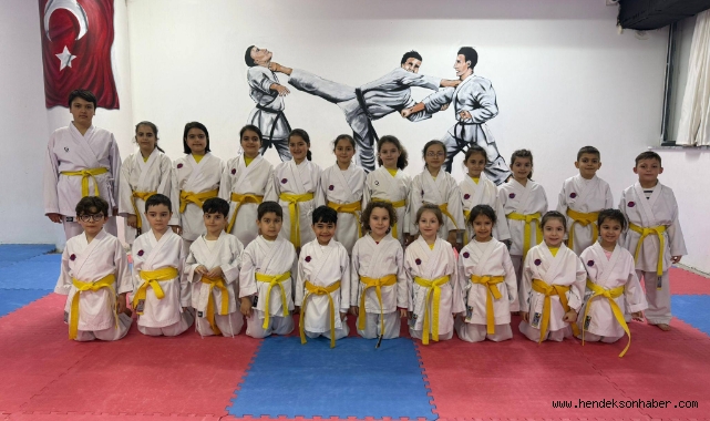 Hendek’te kuşak sevinci