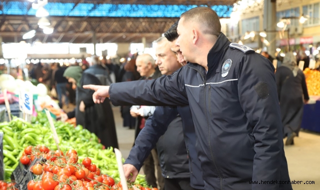 Hendek'te Pazar Yerine Sıkı Denetim!