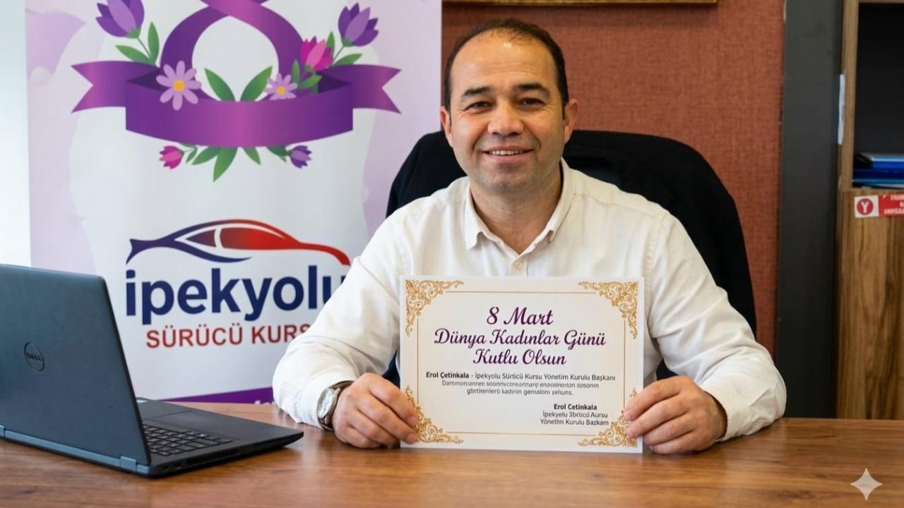 Erol Çetinkala 8 Mart Dünya Kadınlar Gününü Kutladı.