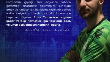 Hedekspor’da  Emre Yılmazer Veda Etti