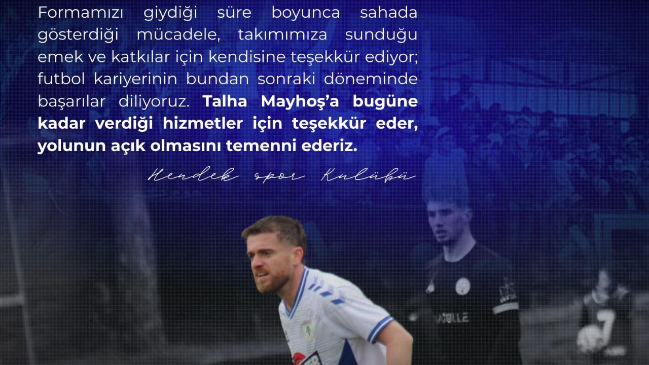 Hendekspor’da Yol Ayrımı: Talha Mayhoş Veda Etti!