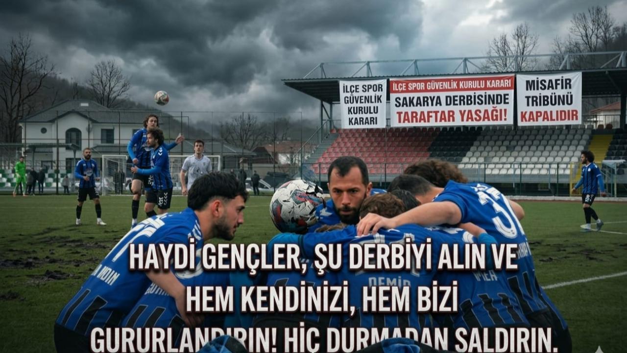 SAKARYA DERBİSİNDE TARAFTAR YASAĞI!