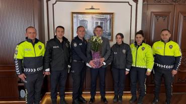 181 YILLIK GURUR: GÖKPINAR EMNİYET MENSUPLARINI AĞIRLADI