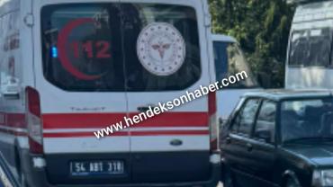 Hendek’te Motosiklet Sürücüsü Yaralandı