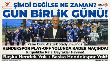 ŞİMDİ DEĞİLSE NE ZAMAN? GÜN BİRLİK GÜNÜ!