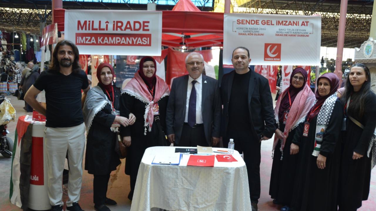 Yeniden Refah Hendek’ten İsrail’e Karşı "Milli İrade Hamlesi