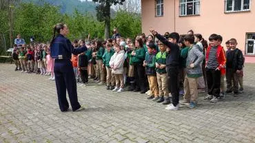 Okul bahçesi Su Müfettişlerinin eğitim alanına dönüştü