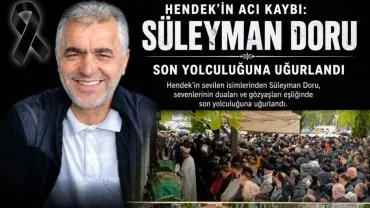 Süleyman Doru Dualarla Defnedildi