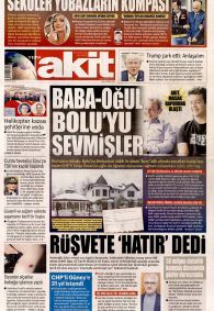 Yeni Akit Gazete Manşeti