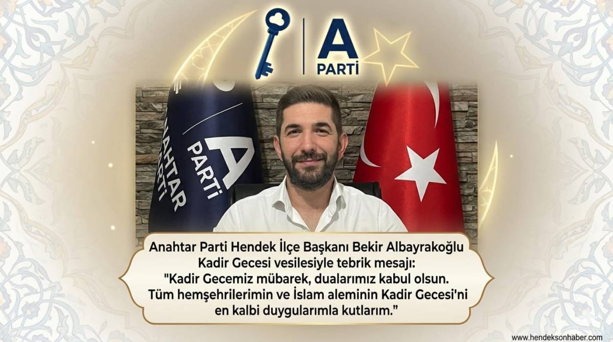 Başkan Albayrakoğlu’ndan Kadir Gecesi Mesajı