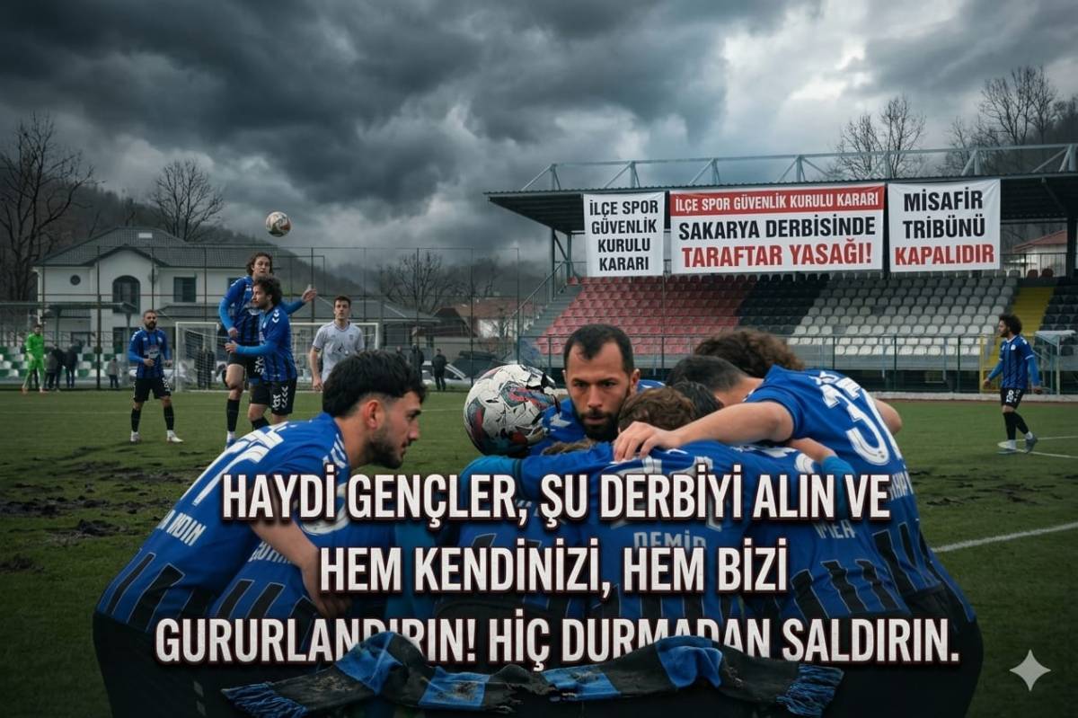 SAKARYA DERBİSİNDE TARAFTAR YASAĞI!