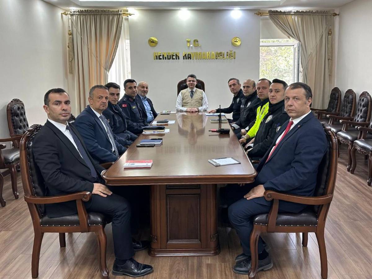 HENDEK’TE HUZUR VE GÜVENLİK ZİRVESİ!