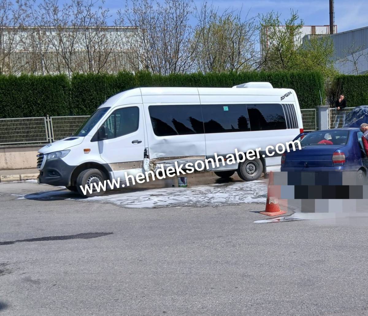 HENDEK OSB’DE KAZA : 1 YARALI