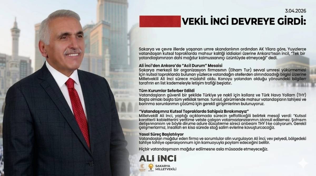 MAĞDUR UMRECİLERİN SESİ ALİ İNCİ OLDU!