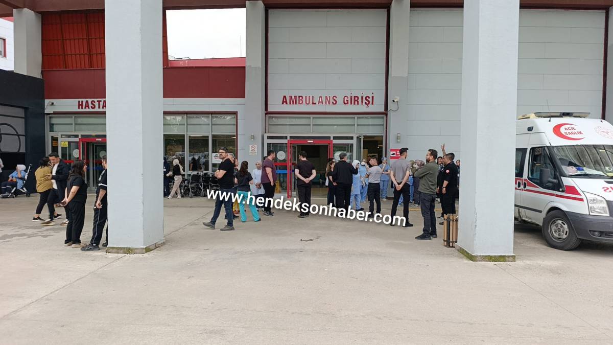 HENDEK DEVLET HASTANESİ’NDE TÜM PERSONEL GÖREVE KOŞTU