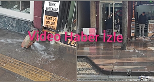 Hendek Merkezde Patlayan Su Borusuna Mesai Engeli