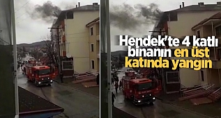 Bayraktepe de yangın